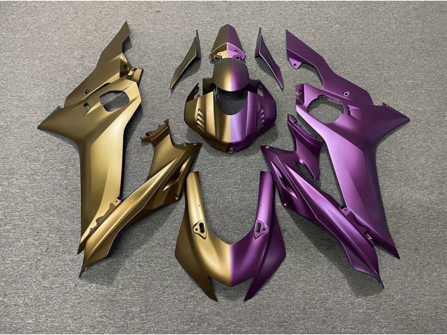 Bronceado & Morado Dividido 17-21 R6 Carenado Moto Bronceado & Morado Dividido 17-21 R6 Carenado Moto