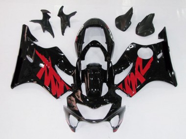 Calcomanía Roja Negra Brillante 99-00 CBR600 F4 Carenado Moto