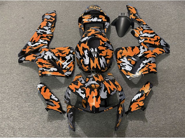 Camuflaje & Naranja 05-06 CBR600RR Carenado Moto Camuflaje & Naranja 05-06 CBR600RR Carenado Moto