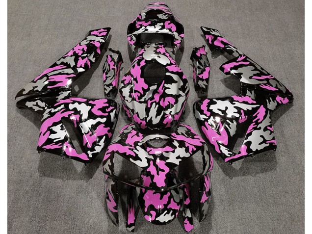Camuflaje & Rosa Claro 05-06 CBR600RR Carenado Moto Camuflaje & Rosa Claro 05-06 CBR600RR Carenado Moto