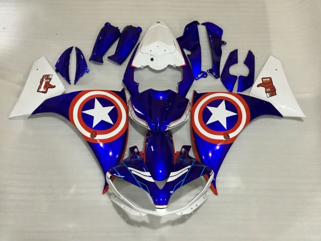 Capitan America 09-11 R1 Carenado Moto Capitan America 09-11 R1 Carenado Moto