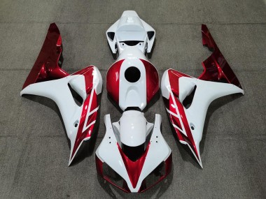 Caramelo Rojo & Blanco 06-07 CBR1000RR Carenado Moto