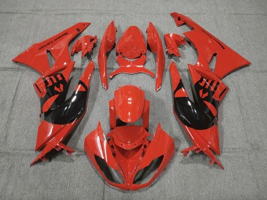 Castigador Rojo 09-12 ZX6R Carenado Moto