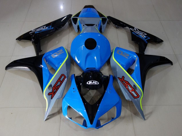 Cbr Personalizado Azul & Negro 06-07 CBR1000RR Carenado Moto Cbr Personalizado Azul & Negro 06-07 CBR1000RR Carenado Moto