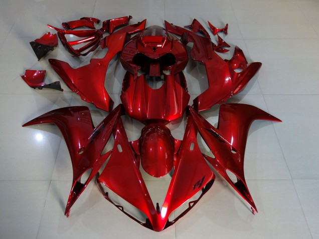 Color Rojo Oscuro 04-06 R1 Carenado Moto Color Rojo Oscuro 04-06 R1 Carenado Moto