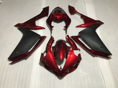 Color Rojo Oscuro 07-08 R1 Carenado Moto