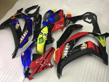 Compartir Rojo & Azul 16-19 ZX10R Carenado Moto