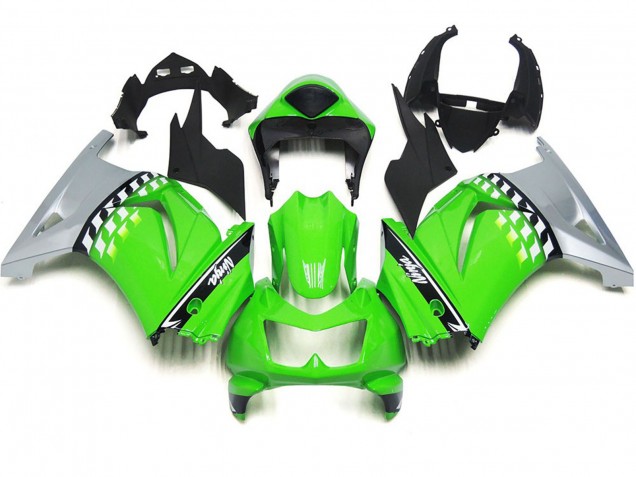 Cuadro Verde & Negro 08-12 Ninja 250 Carenado Moto Cuadro Verde & Negro 08-12 Ninja 250 Carenado Moto