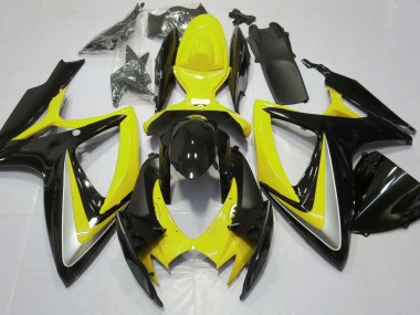 Decolorado Amarillo Brillante 06-07 GSXR 600-750 Carenado Moto