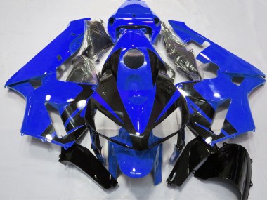 Diseño Azul Brillante & Negro 05-06 CBR600RR Carenado Moto