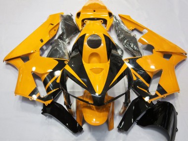 Diseño Naranja Brillante & Negro Brillante 05-06 CBR600RR Carenado Moto