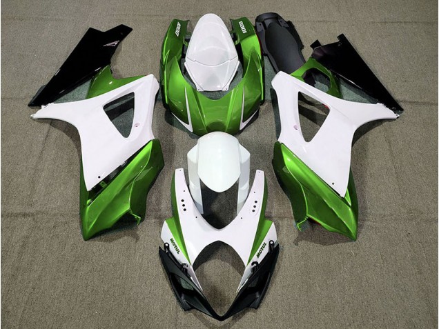 Diseño Personalizado Verde 07-08 GSXR 1000 Carenado Moto Diseño Personalizado Verde 07-08 GSXR 1000 Carenado Moto