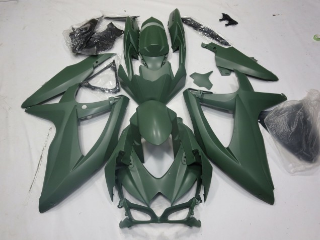 Ejercito Verde 08-10 GSXR 600-750 Carenado Moto Ejercito Verde 08-10 GSXR 600-750 Carenado Moto
