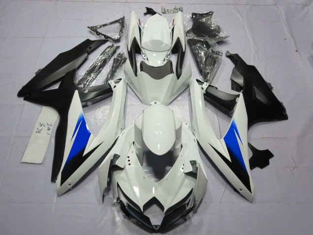 En Blanco & Negro 08-10 GSXR 600-750 Carenado Moto En Blanco & Negro 08-10 GSXR 600-750 Carenado Moto