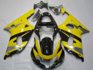 Estilo Amarillo OEM 01-03 GSXR 600-750 Carenado Moto