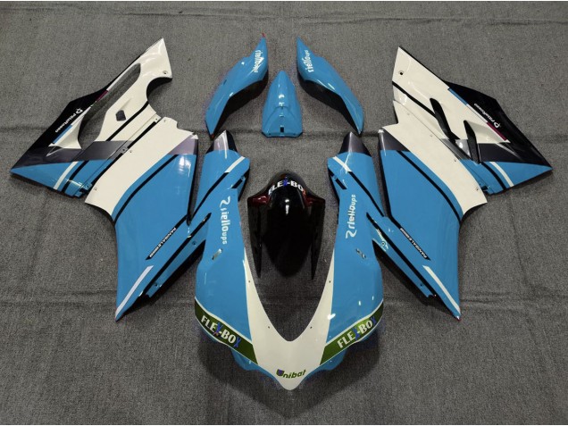 Estilo Azul Claro OEM 15-17 Ducati 959 1299 Carenado Moto Estilo Azul Claro OEM 15-17 Ducati 959 1299 Carenado Moto