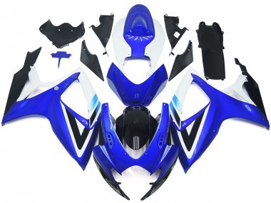 Estilo Azul Intenso & Azul Claro OEM 06-07 GSXR 600-750 Carenado Moto