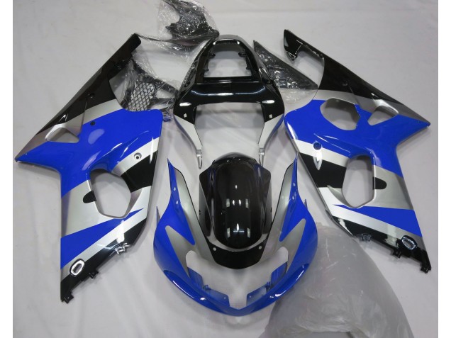Estilo Azul Plateado OEM 00-02 GSXR 1000 Carenado Moto Estilo Azul Plateado OEM 00-02 GSXR 1000 Carenado Moto