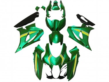 Estilo Común Verde 17-23 GSXR 1000 Carenado Moto