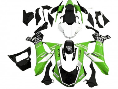Estilo De Logotipo Verde Brillante 15-19 R1 Carenado Moto
