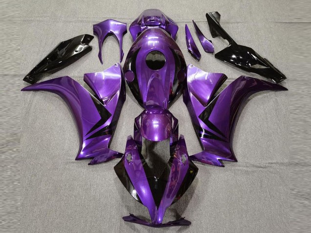Estilo Morado & Negro 12-16 CBR1000RR Carenado Moto