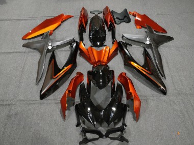 Estilo Naranja Quemado OEM 08-10 GSXR 600-750 Carenado Moto
