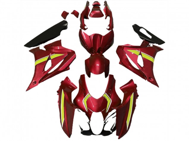 Estilo Original Rojo 17-23 GSXR 1000 Carenado Moto