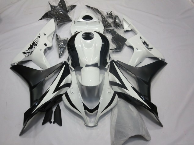 Estilo Personalizado OEM Blanco & Negro 07-08 CBR600RR Carenado Moto Estilo Personalizado OEM Blanco & Negro 07-08 CBR600RR Carenado Moto