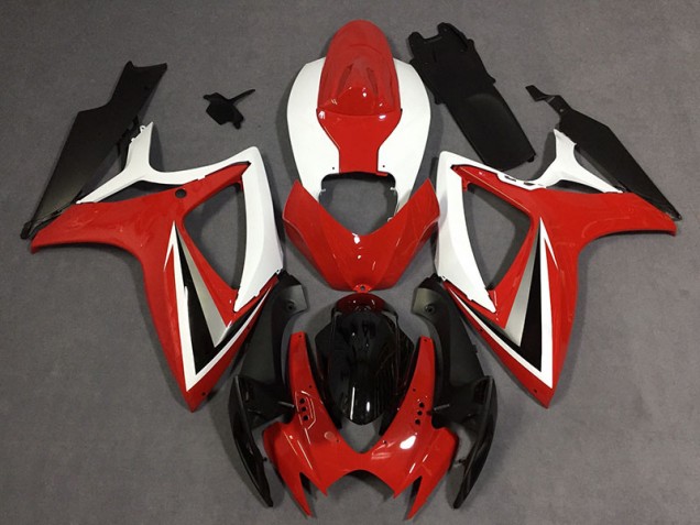 Estilo Rojo 06-07 GSXR 600-750 Carenado Moto Estilo Rojo 06-07 GSXR 600-750 Carenado Moto