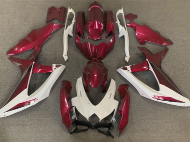 Estilo Rojo OEM 08-10 GSXR 600-750 Carenado Moto