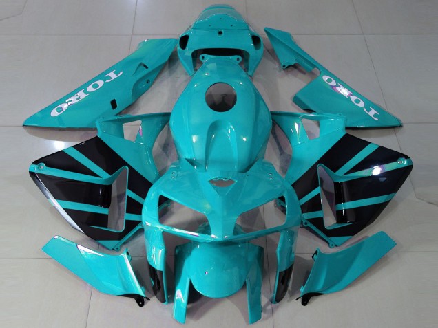 Estilo Verde Azulado OEM 05-06 CBR600RR Carenado Moto Estilo Verde Azulado OEM 05-06 CBR600RR Carenado Moto
