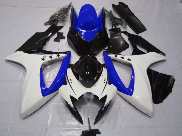 Estrella Azul Oscuro 06-07 GSXR 600-750 Carenado Moto Estrella Azul Oscuro 06-07 GSXR 600-750 Carenado Moto