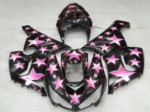 Estrella Rosa 05-06 ZX6R Carenado Moto Estrella Rosa 05-06 ZX6R Carenado Moto