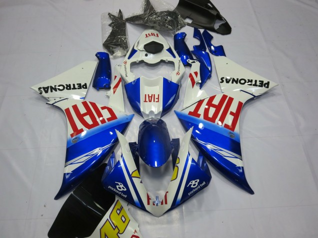 Fiat Con Azul Claro 12-14 R1 Carenado Moto Fiat Con Azul Claro 12-14 R1 Carenado Moto