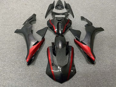 Fibra De Carbono Estilo & Rojo 15-19 R1 Carenado Moto