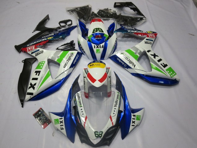 Fixi 09-16 GSXR 1000 Carenado Moto Fixi 09-16 GSXR 1000 Carenado Moto