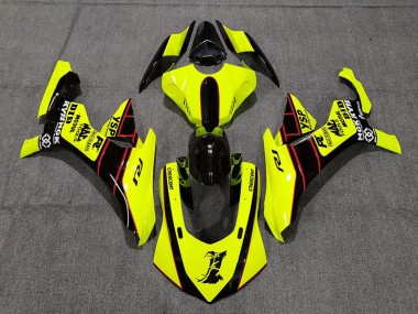 Floro Amarillo & Negro 15-19 R1 Carenado Moto
