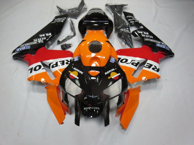 Fondo Negro Repsol 05-06 CBR600RR Carenado Moto Fondo Negro Repsol 05-06 CBR600RR Carenado Moto