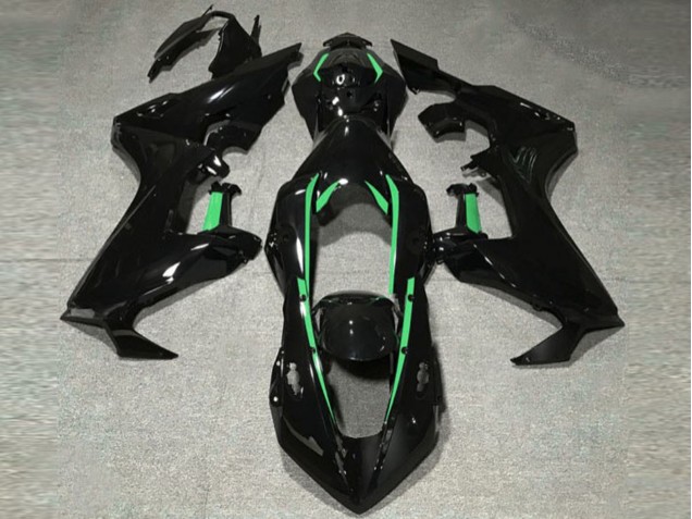 Forro Negro Brillante & Verde Bosque 17-23 CBR1000RR Carenado Moto Forro Negro Brillante & Verde Bosque 17-23 CBR1000RR Carenado Moto