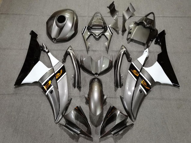 Gris Brillante & Bronce 08-16 R6 Carenado Moto Gris Brillante & Bronce 08-16 R6 Carenado Moto
