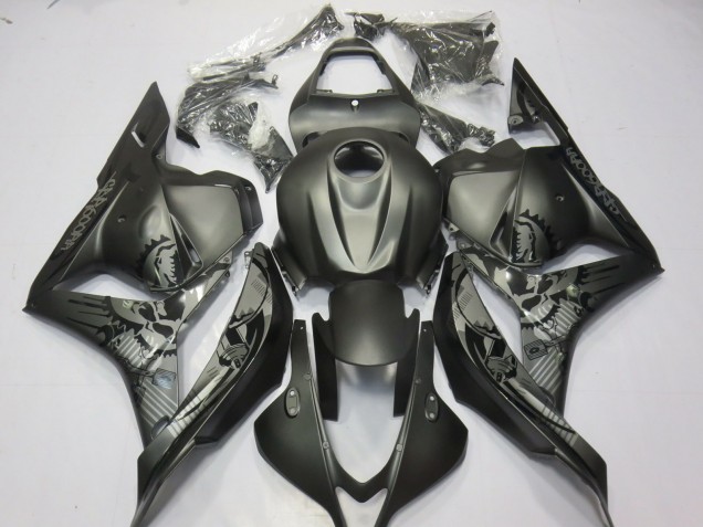 Gris Mate 09-12 CBR600RR Carenado Moto Gris Mate 09-12 CBR600RR Carenado Moto