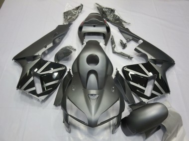 Gris Mate & Negro 05-06 CBR600RR Carenado Moto