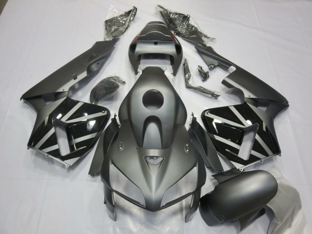 Gris Mate & Negro 05-06 CBR600RR Carenado Moto Gris Mate & Negro 05-06 CBR600RR Carenado Moto