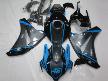 Gris Motul & Azul Claro 08-11 CBR1000RR Carenado Moto