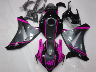 Gris Motul & Rosa 08-11 CBR1000RR Carenado Moto
