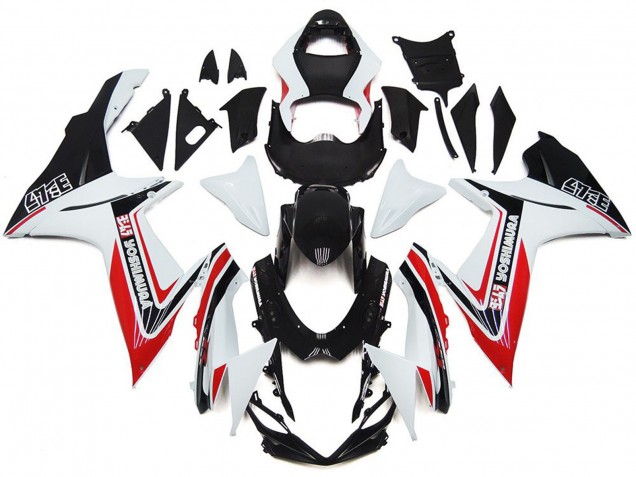 Kit De Estilo Personalizado Rojo 11-24 GSXR 600-750 Carenado Moto Kit De Estilo Personalizado Rojo 11-24 GSXR 600-750 Carenado Moto