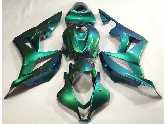 Llanura Verde Esmeralda 07-08 CBR600RR Carenado Moto Llanura Verde Esmeralda 07-08 CBR600RR Carenado Moto