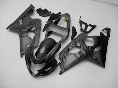 Carenados Moto Suzuki GSXR 600/750 2004-2005 - Gris Negro Llama