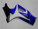 Carenados Moto Suzuki GSXR 1000 2007-2008 - Blanco Azul Negro No Calcomanía
