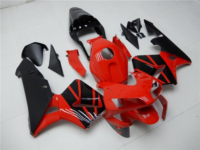 Carenados Moto Honda CBR600RR 2003-2004 - Rojo Negro Brillante OEM Estilo